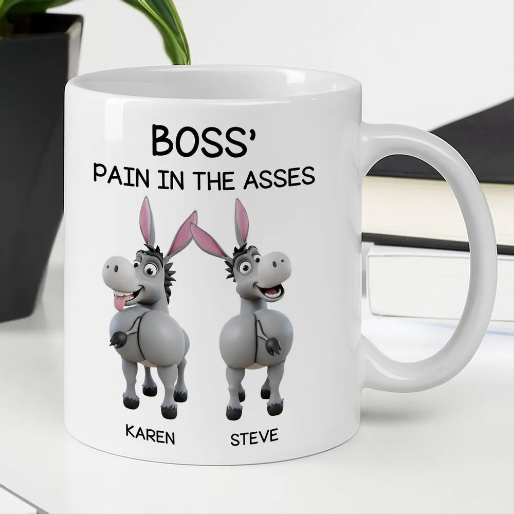 Customized Funny Office Mug for Boss - Humor Gift for Colleagues Cup MagicInPrints