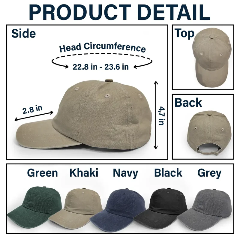 Custom Embroidered Camping Hat for Couples - Outdoor Adventure Gift Hat MagicInPrints