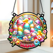 Load image into Gallery viewer, Personalized Easter Gift for Grandma - Custom Suncatcher Ornament Ornament PopCulturePrints
