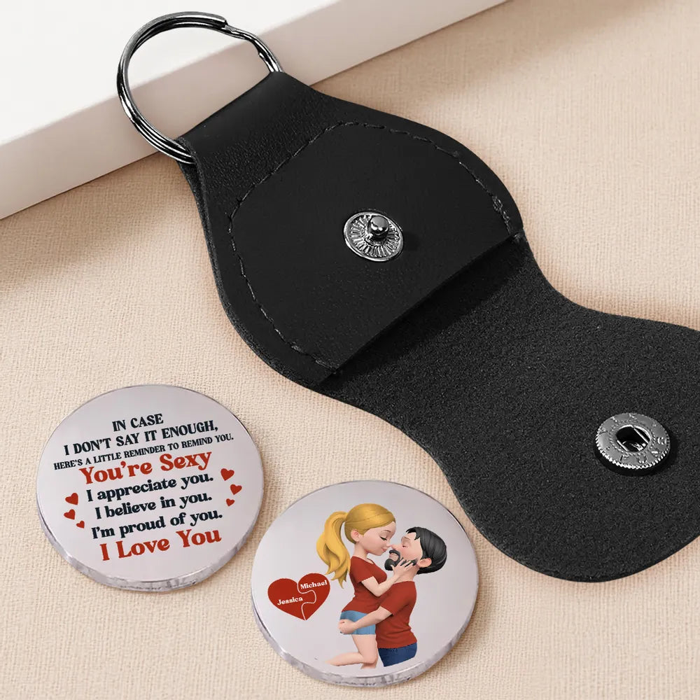 Custom Engraved Keychain for Couples - Romantic Gift for Anniversary Keychain MagicInPrints