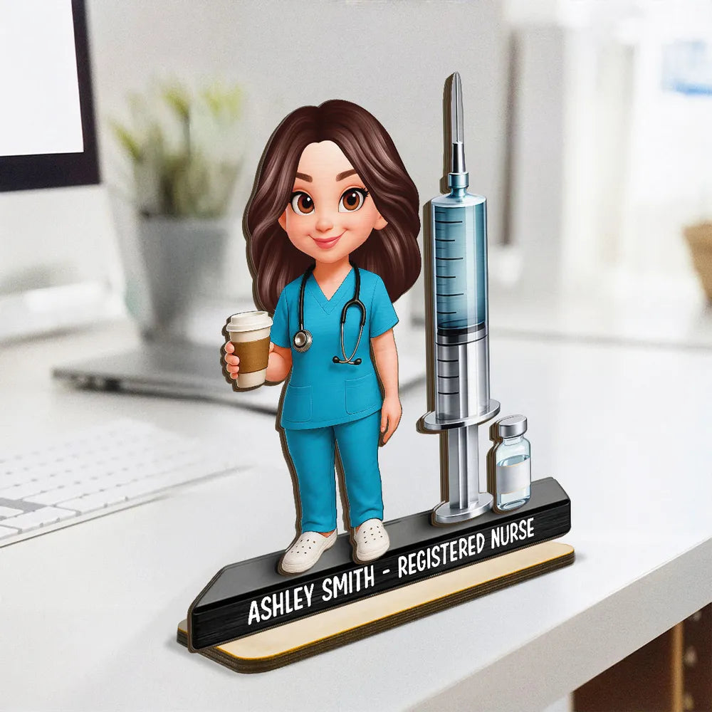 Personalized Nurse Figurine for Healthcare Professionals - Appreciation Gift Plaque MagicInPrints