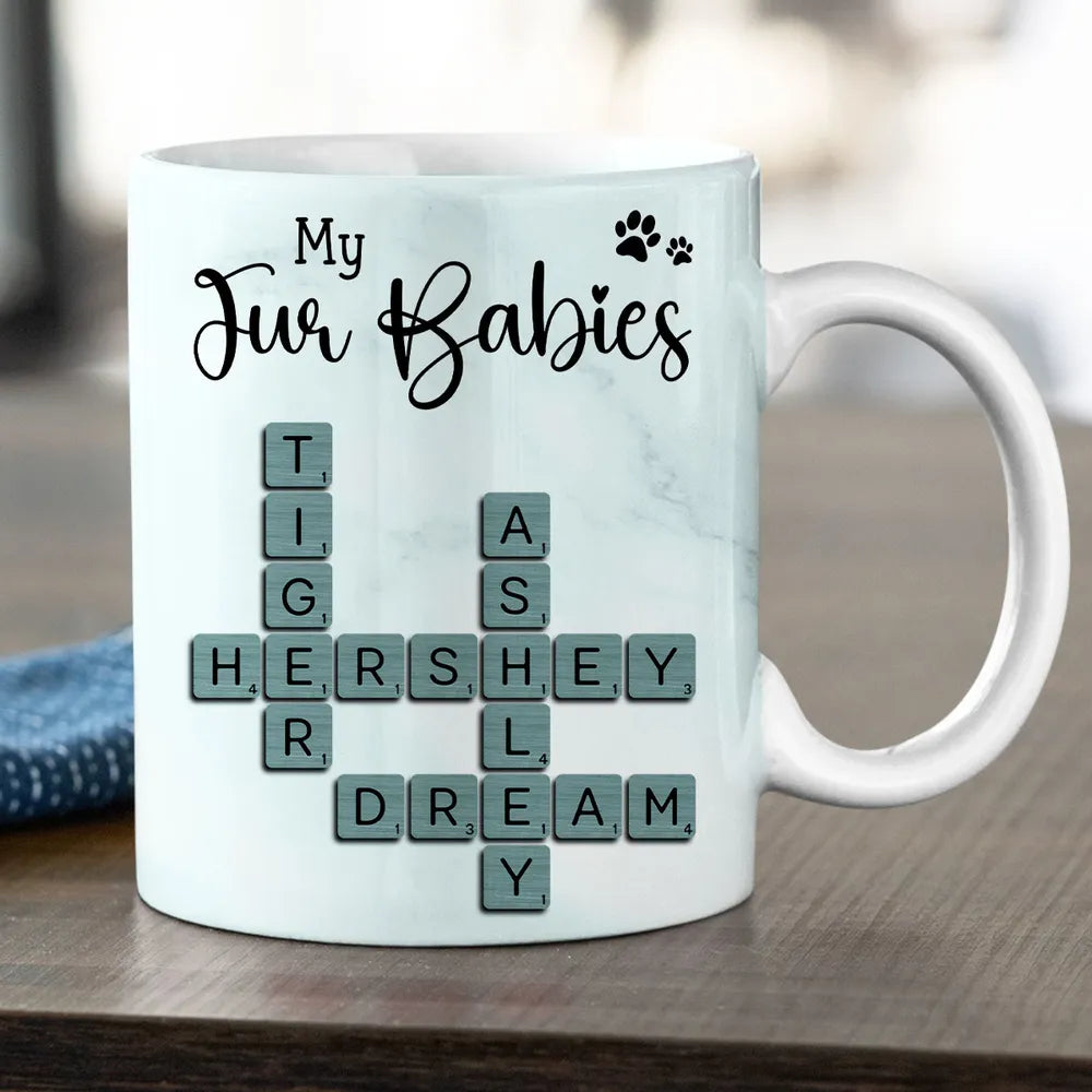 Personalized Pet Lover Mug for Dog and Cat Owners - Custom Names Gift Cup MagicInPrints