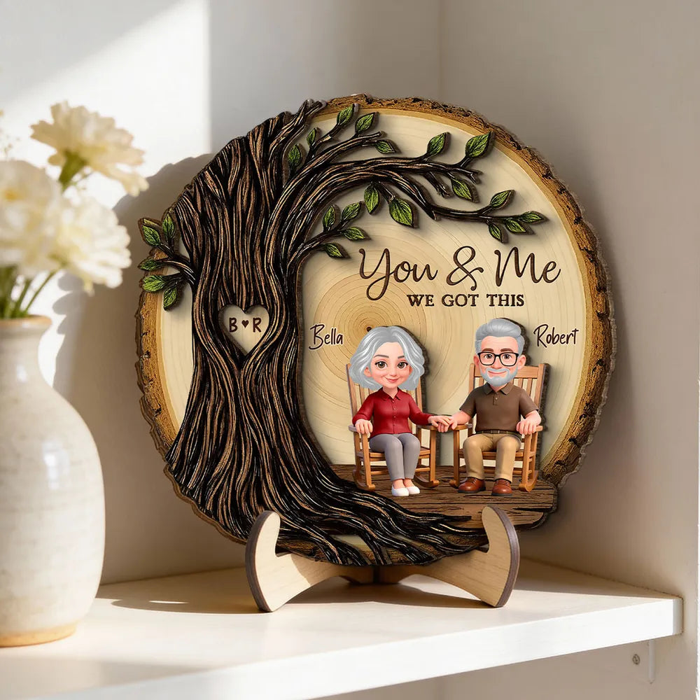 Personalized Wooden Anniversary Plaque for Couples - Sentimental Home Decor Gift Plaque MagicInPrints