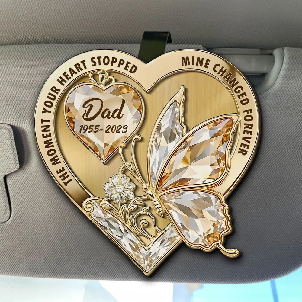 Personalized Memorial Car Ornament for Mom - Heartfelt Remembrance Gift Car Hanger MagicInPrints