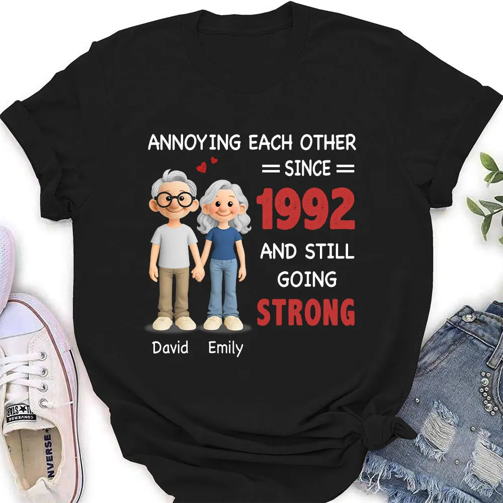 Personalized Anniversary T-Shirt for Couples - Fun Gift for Long-Term Relationships Cloth MagicInPrints