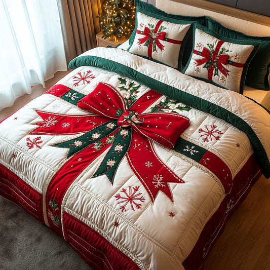 Wrap Your Loved Ones in Comfort – Quilted Bedding Set – Gift for Family Quilted Bedding Set V2 MagicInPrints