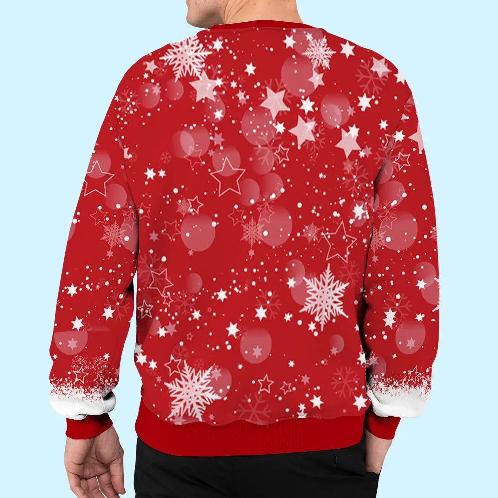 Personalized Grandpa Christmas Sweatshirt for Family - Festive Holiday Gift Cloth MagicInPrints