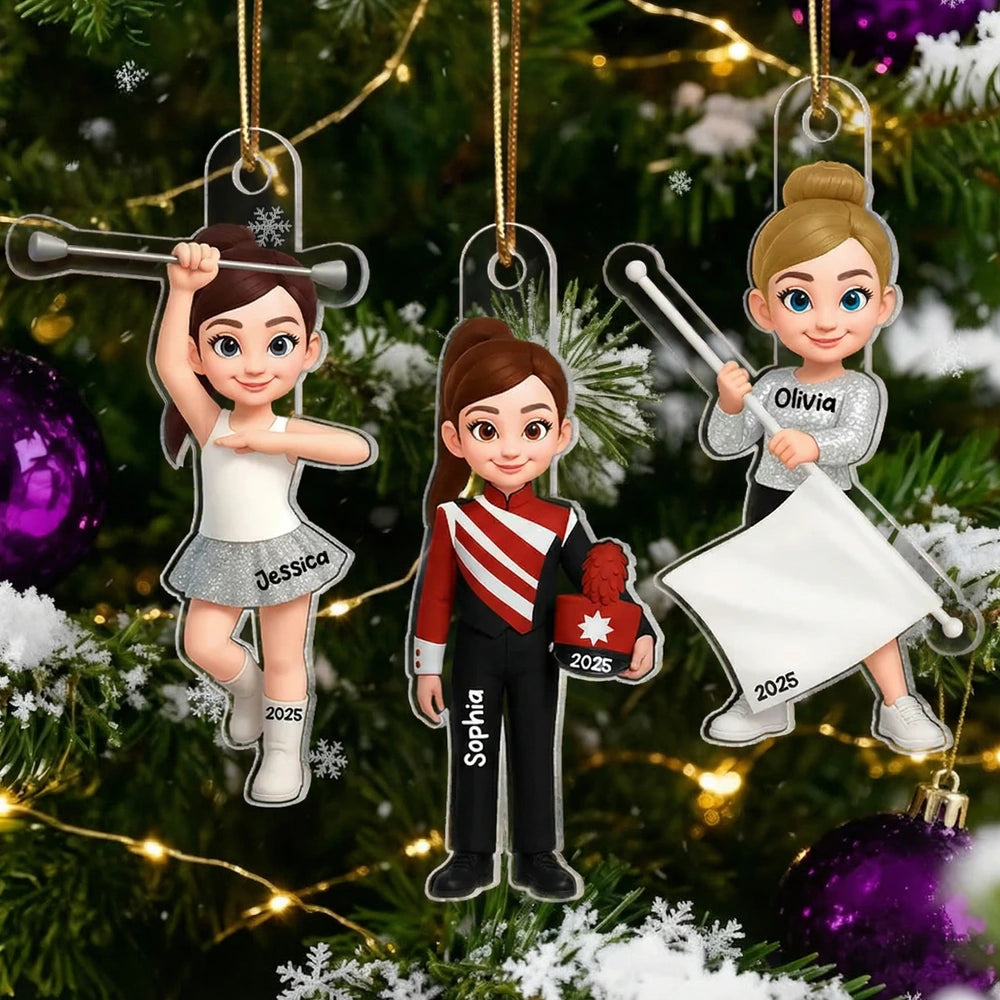Personalized Marching Band Ornament for Kids - Christmas Gift Ornament MagicInPrints