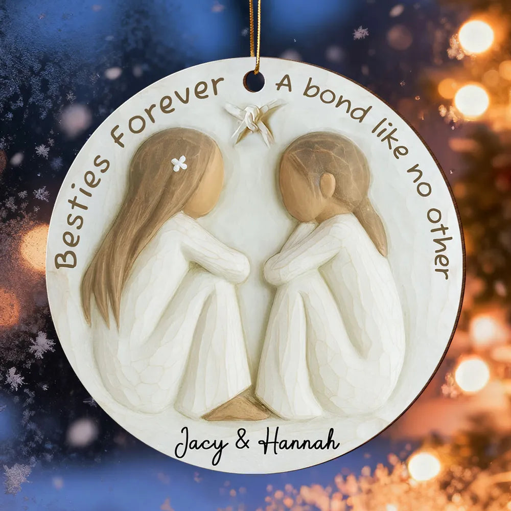 Personalized Best Friends Ornament - Sentimental Gift for Friendship Ornament MagicInPrints