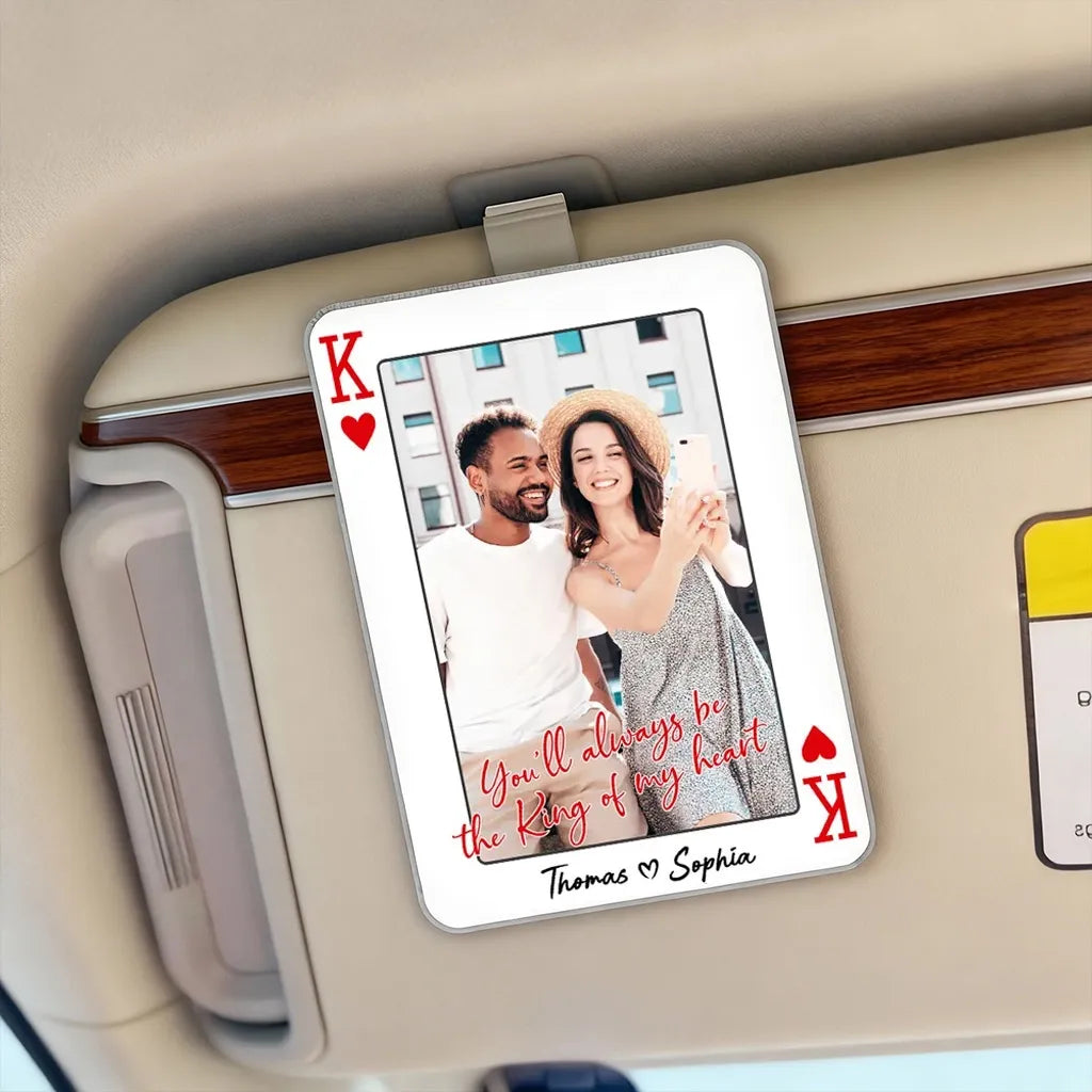 Personalized Photo Car Air Freshener for Couples - Romantic Gift Car Hanger MagicInPrints