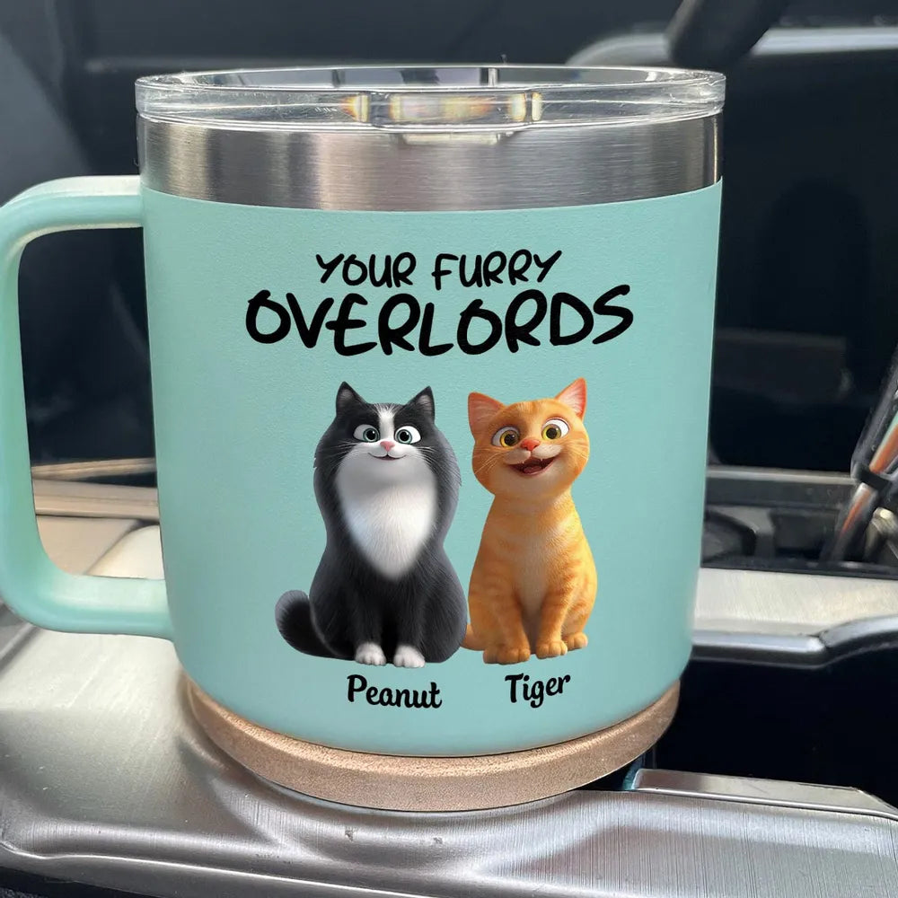 Personalized Cat Mom Tumbler for Cat Lovers - Funny Gift Cup MagicInPrints