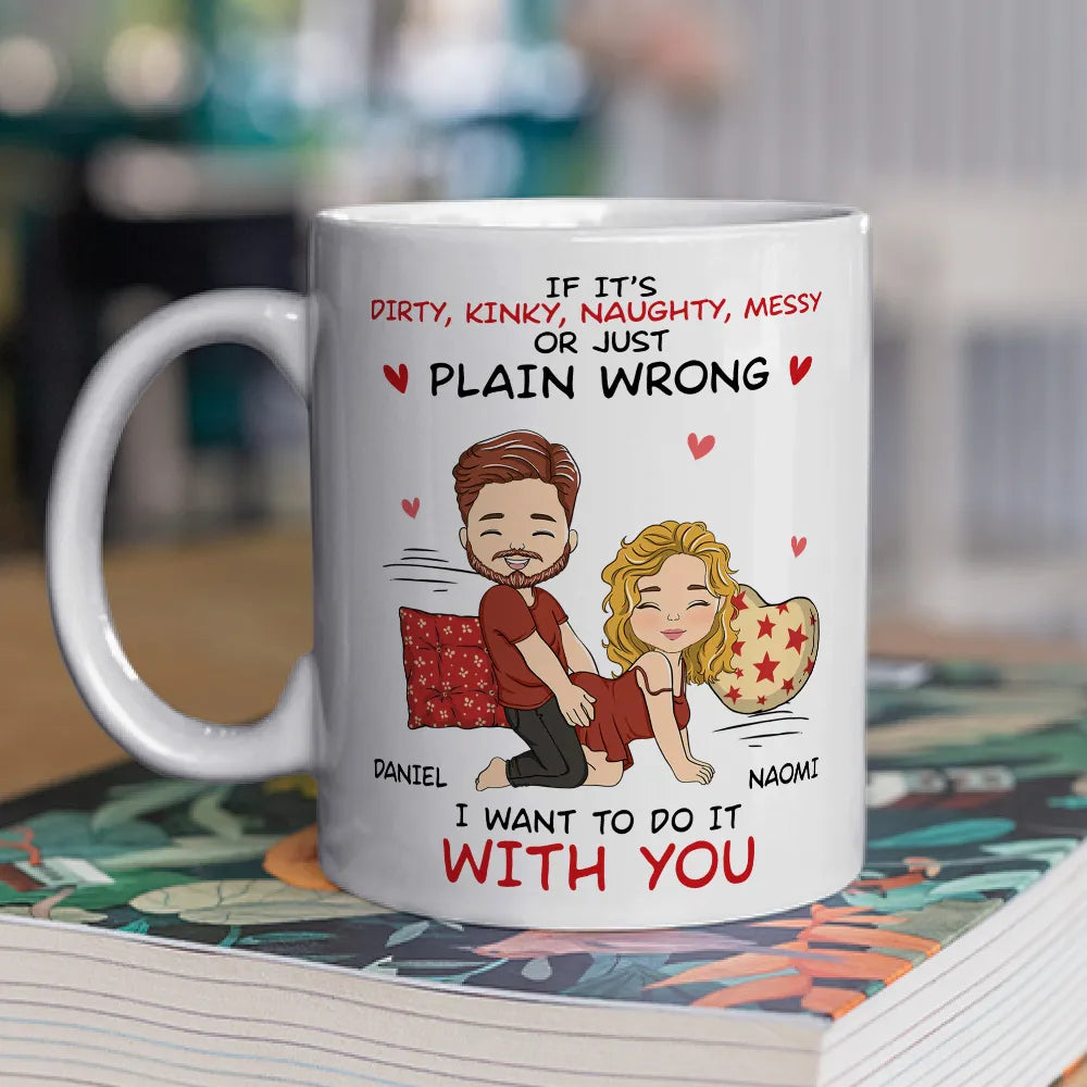 Personalized Couples Mug - Funny Naughty Gift for Partners - Romantic Anniversary Present Cup MagicInPrints