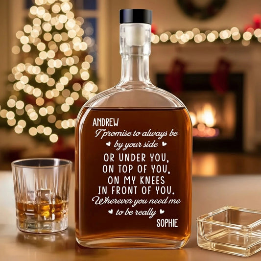 Personalized Whiskey Decanter for Couples - Romantic Gift for Christmas Kitchen Supplies MagicInPrints