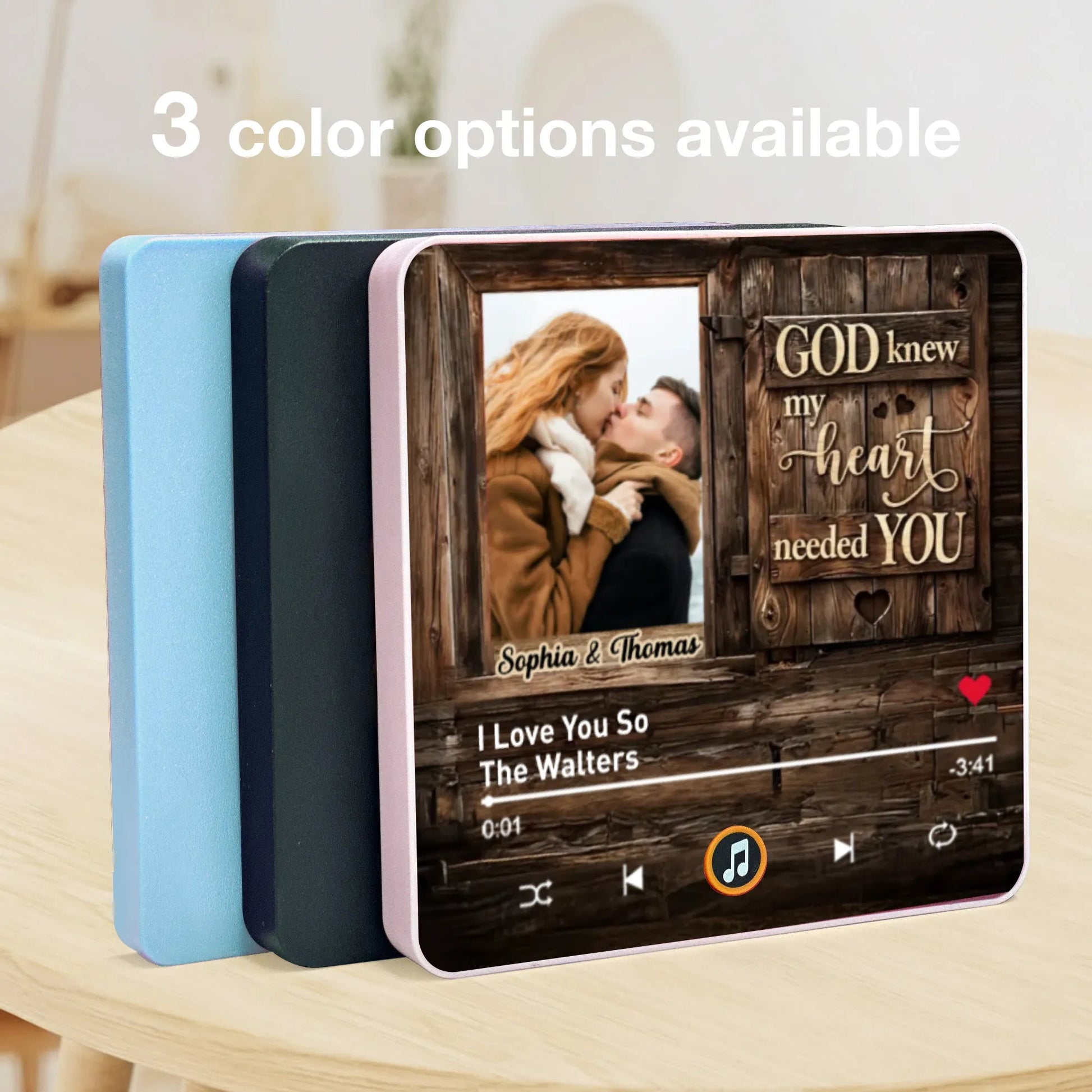 Personalized Music Plaque for Couples - Romantic Gift for Christmas Fridge Magnet MagicInPrints