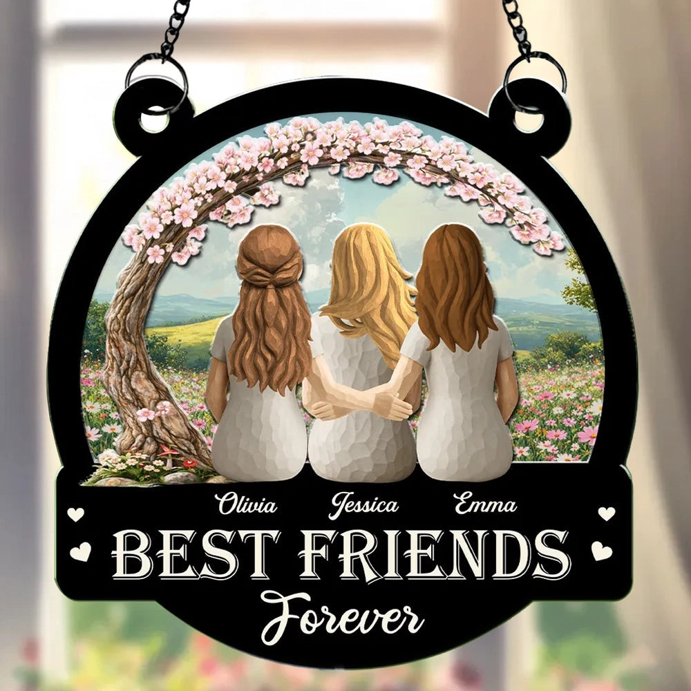 Personalized Best Friends Hanging Ornament for Women - Friendship Gift Ornament MagicInPrints