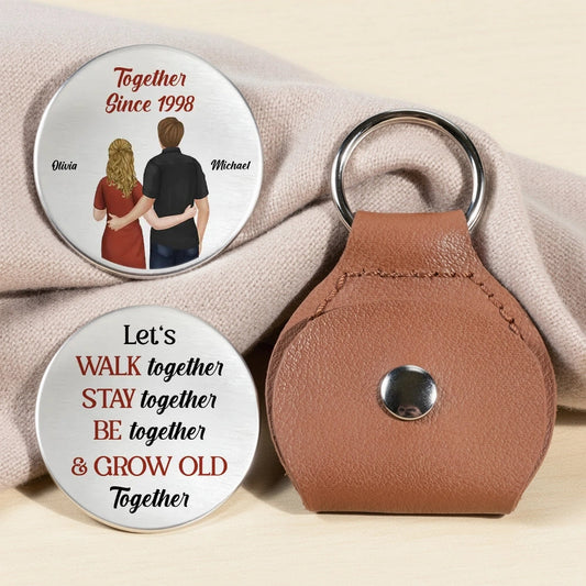 Personalized Couples Keychain with Custom Names - Anniversary Gift Keychain MagicInPrints