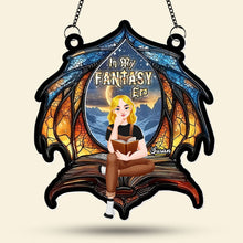 Load image into Gallery viewer, Personalized Fantasy Themed Suncatcher Ornament for Book Lovers Ornament PopCulturePrints
