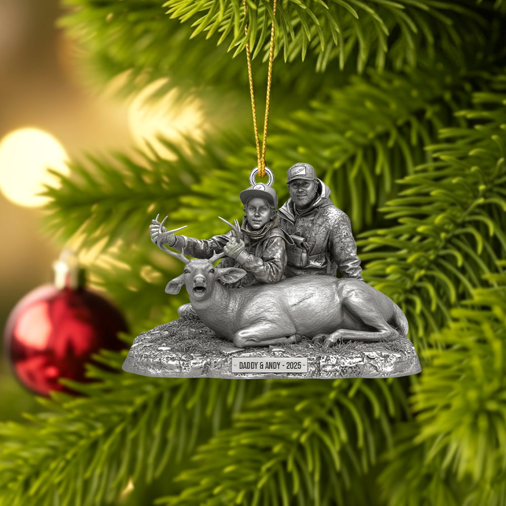 Hunting Trophy Moment Christmas Ornament, Personalized Gifts For Hunting Lovers Ornament MagicInPrints