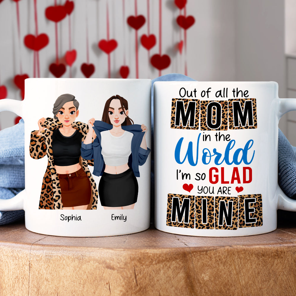 Personalized Mom Coffee Mug - Unique Gift for Mom Coffee Mug PopCulturePrints