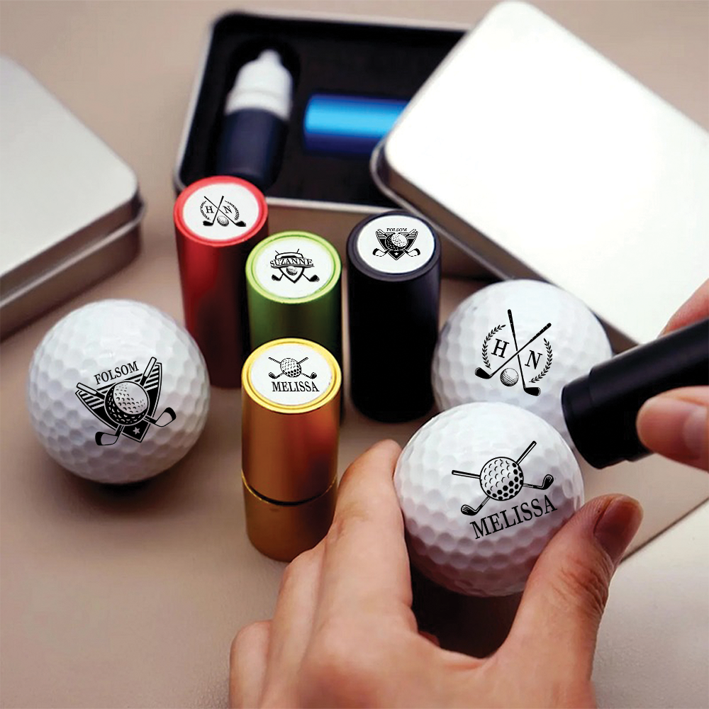 Personalized Golf Ball Stamp Kit for Golfers - Perfect Gift Set Sports MagicInPrints