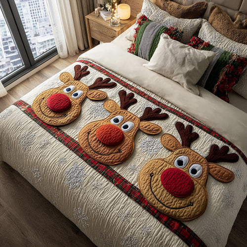 Bring Joy Home – Personalized Quilted Bed Runner – Gift for Animal Lovers Quilted Bed Runner MagicInPrints