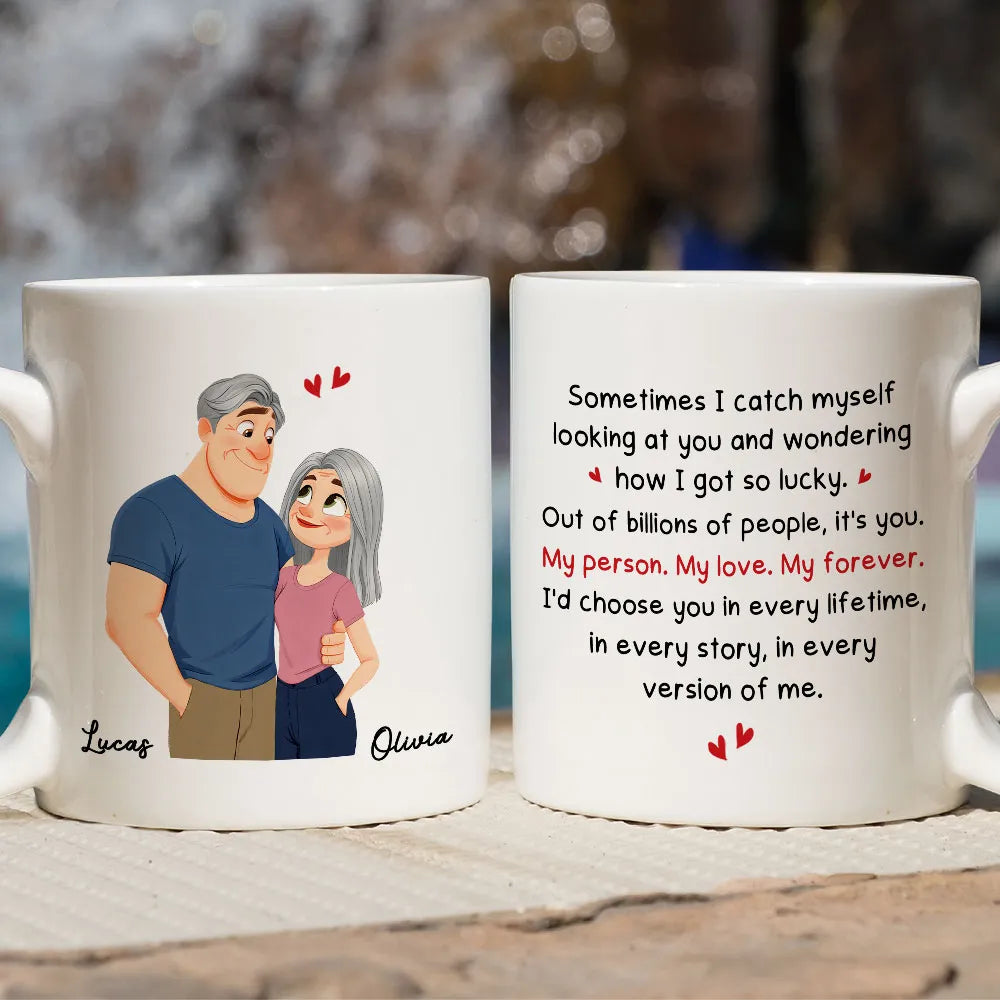 Personalized Couple Mug Set for Anniversary - Sentimental Gift Cup MagicInPrints