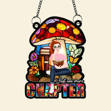 Load image into Gallery viewer, Personalized Suncatcher Ornament for Book Lovers Ornament PopCulturePrints
