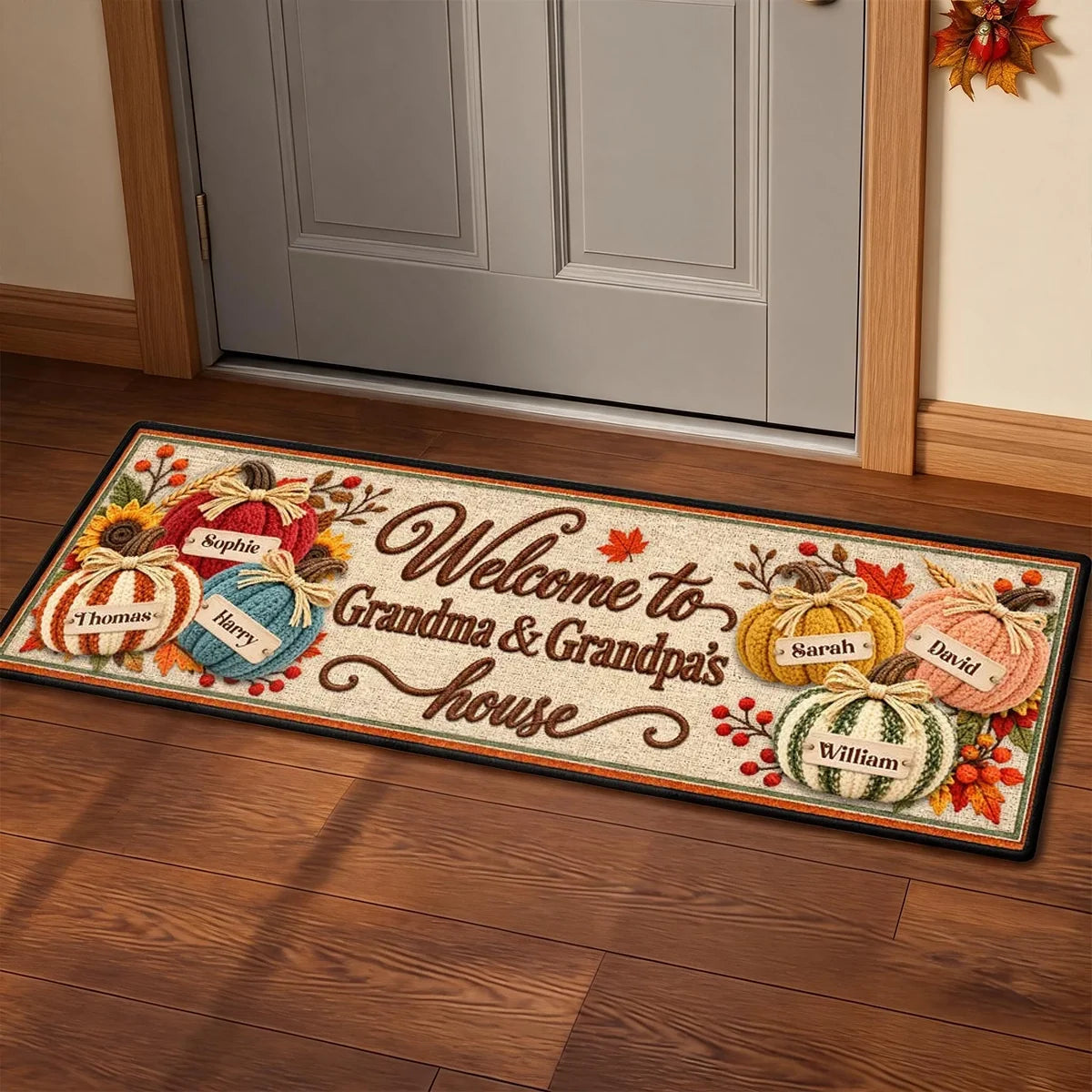 Personalized Premium Doormat for Grandma & Grandpa's House Gift