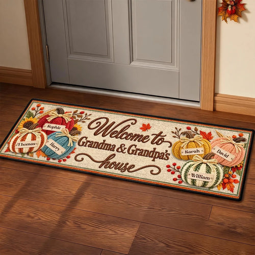 Personalized Premium Doormat for Grandma & Grandpa's House Gift
