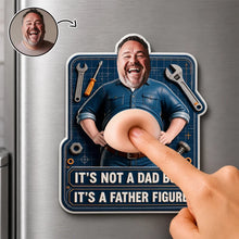 Load image into Gallery viewer, Personalized Dad Humor Acrylic Magnet Custom Workshop Gift
