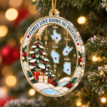 Load image into Gallery viewer, Personalized Acrylic Christmas Ornament Family Gift Idea
