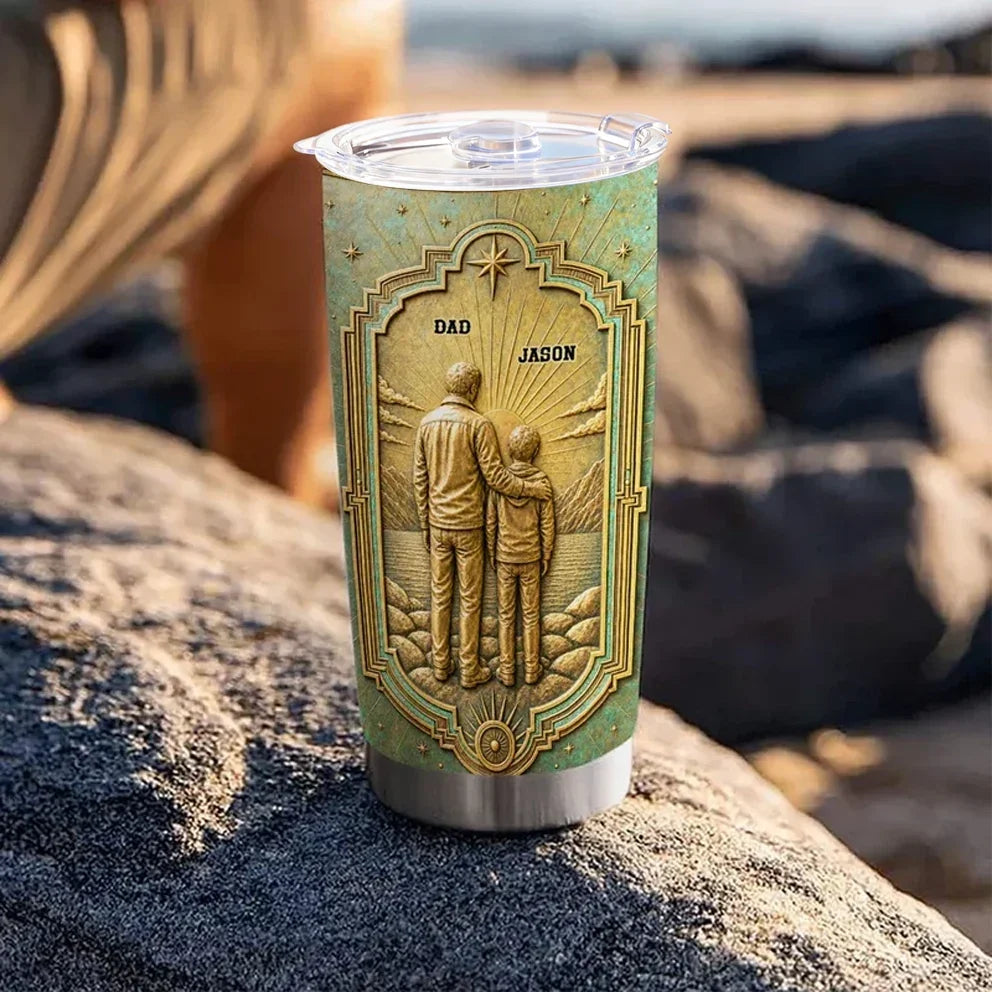 Personalized Insulated Travel Tumbler Proud Family Message for Son