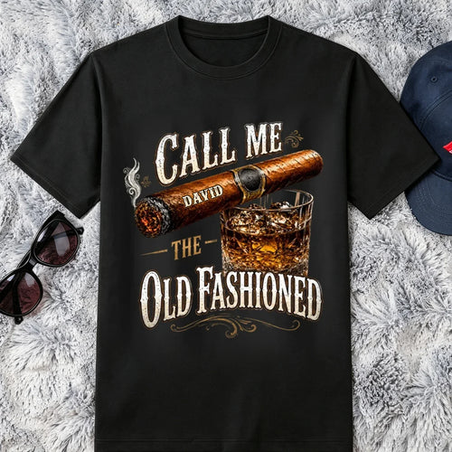 Personalized Whiskey Humor Classic Tee Gift for Dad
