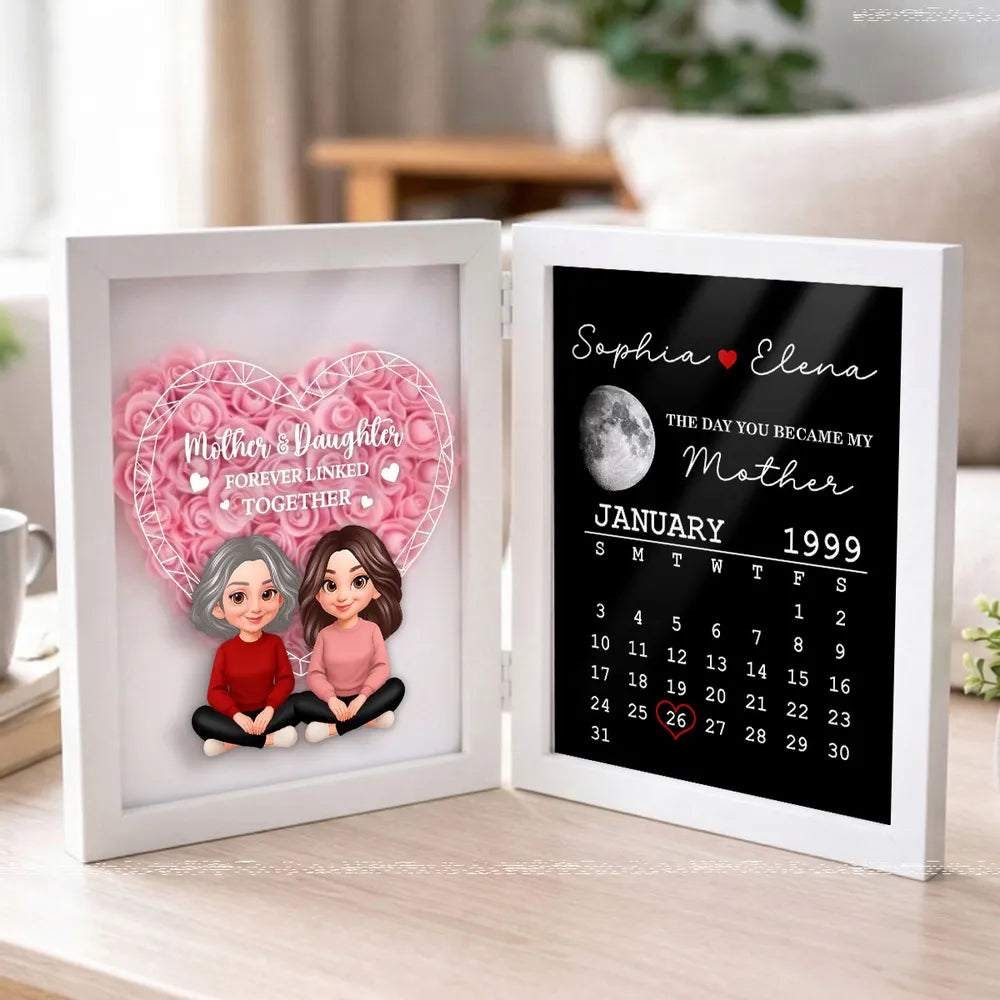 Personalized Mother-Daughter Keepsake Frame - Sentimental Gift for Mother's Day Plaque MagicInPrints