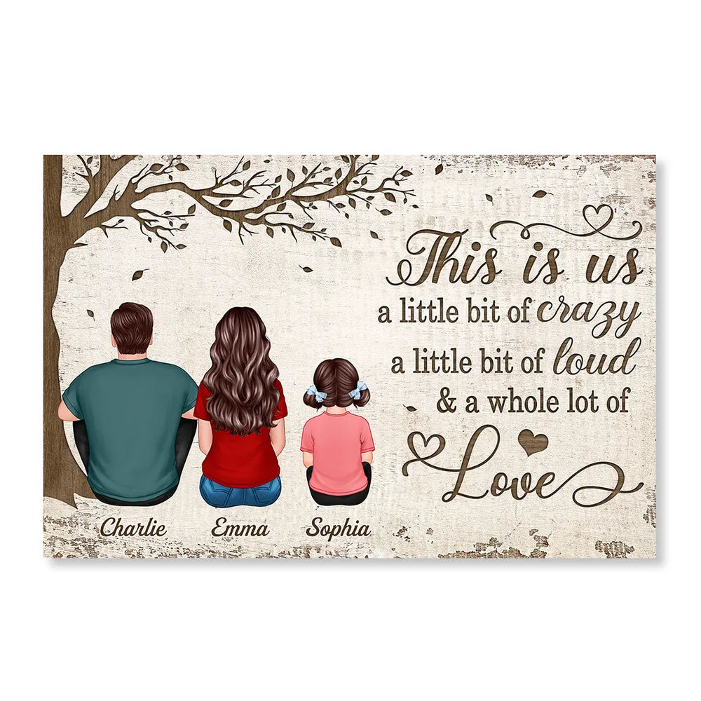 Personalized Family Wall Art for Home - Sentimental Gift Poster or Canvas MagicInPrints