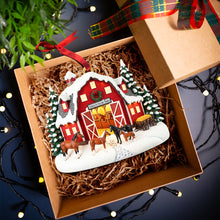 Load image into Gallery viewer, “Celebrate Your Love for Horses” - Farm Style Christmas Ornament, Personalized Gift for Horse Lovers Ornament MagicInPrints
