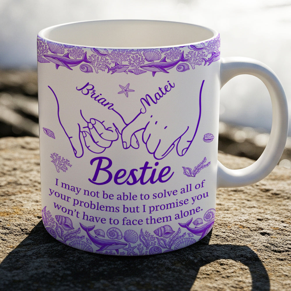 Soul Besties Coffee Mug - Personalized Gift for Best Friends Coffee Mug MagicInPrints