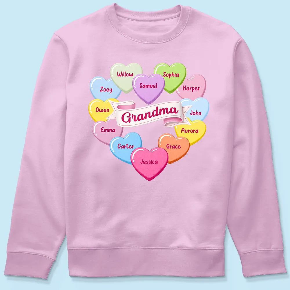 Personalized Grandma T-Shirt for Family - Custom Names Gift Cloth MagicInPrints