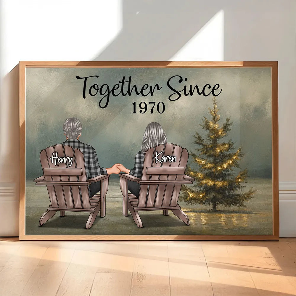 Personalized Couple Canvas Wall Art for Home Decor - Romantic Gift Poster or Canvas MagicInPrints