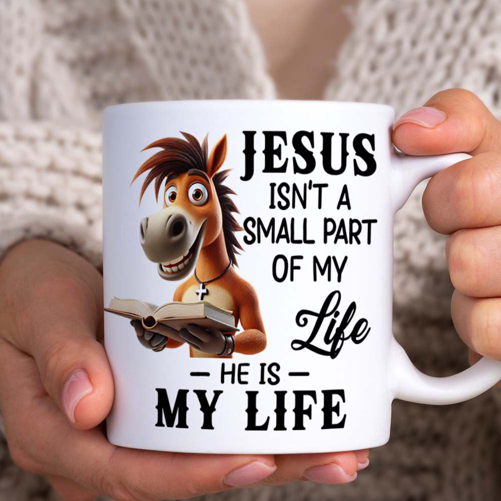 My Life Coffee Mug for Jesus Lovers - Highland Theme Coffee Mug PopCulturePrints