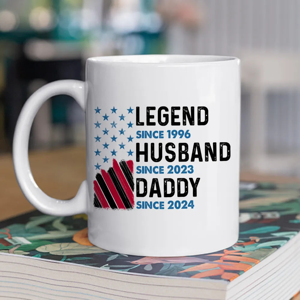 Personalized Ceramic Mug for Dad and Grandpa - Father's Day Gift Cup MagicInPrints