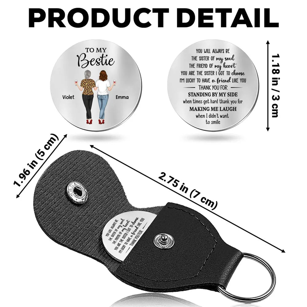 Personalized Keychain for Best Friends - Sentimental Gift for Special Occasions Keychain MagicInPrints