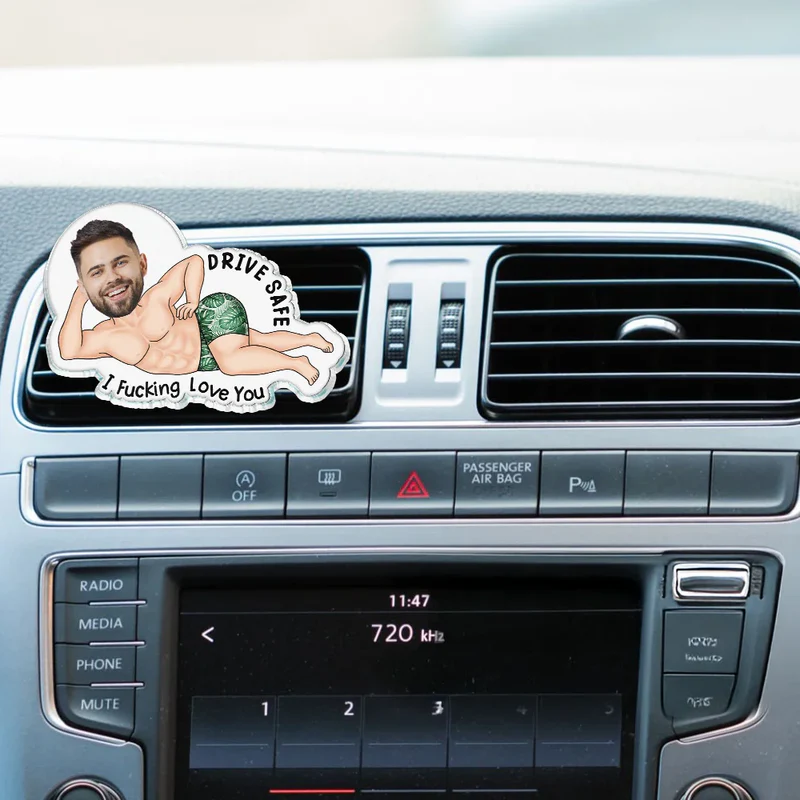 Custom Face Car Air Freshener for Drivers - Fun Gift Car Hanger MagicInPrints