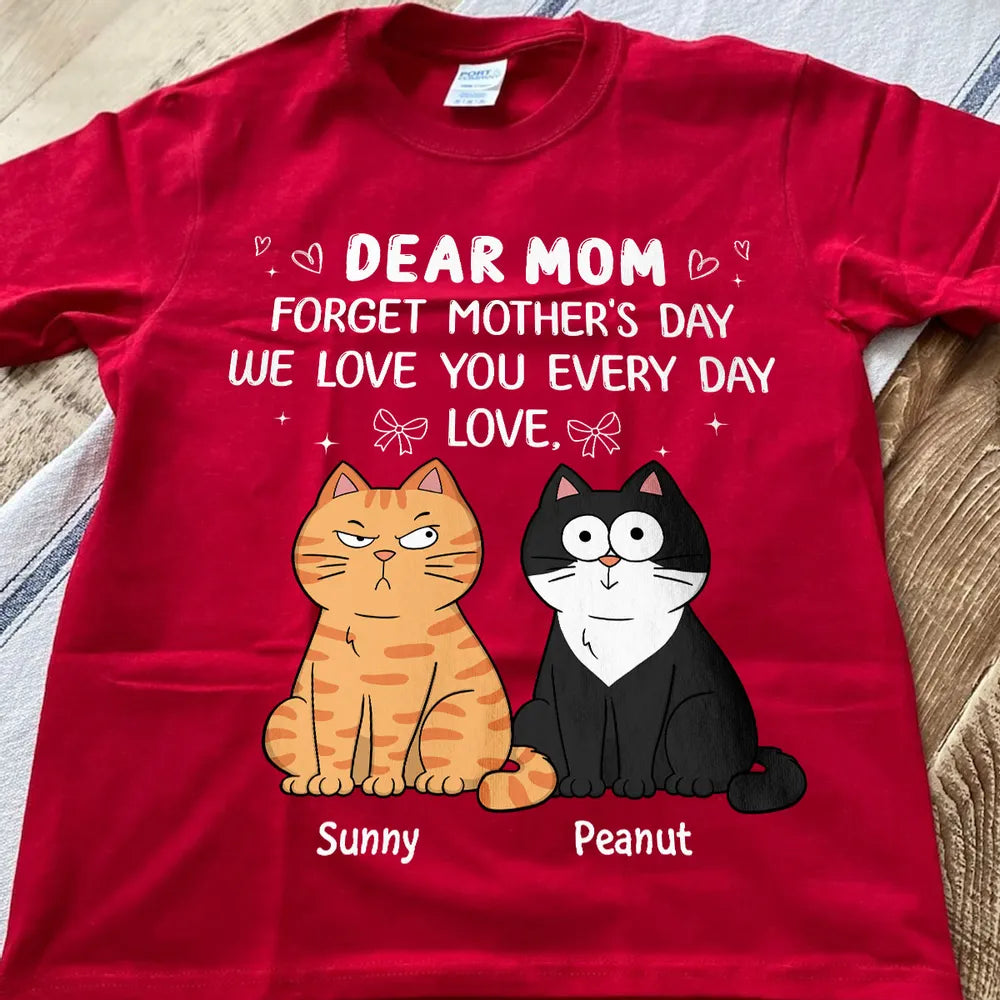 Personalized Cat Mom T-Shirt for Mother's Day - Everyday Love Gift Cloth MagicInPrints