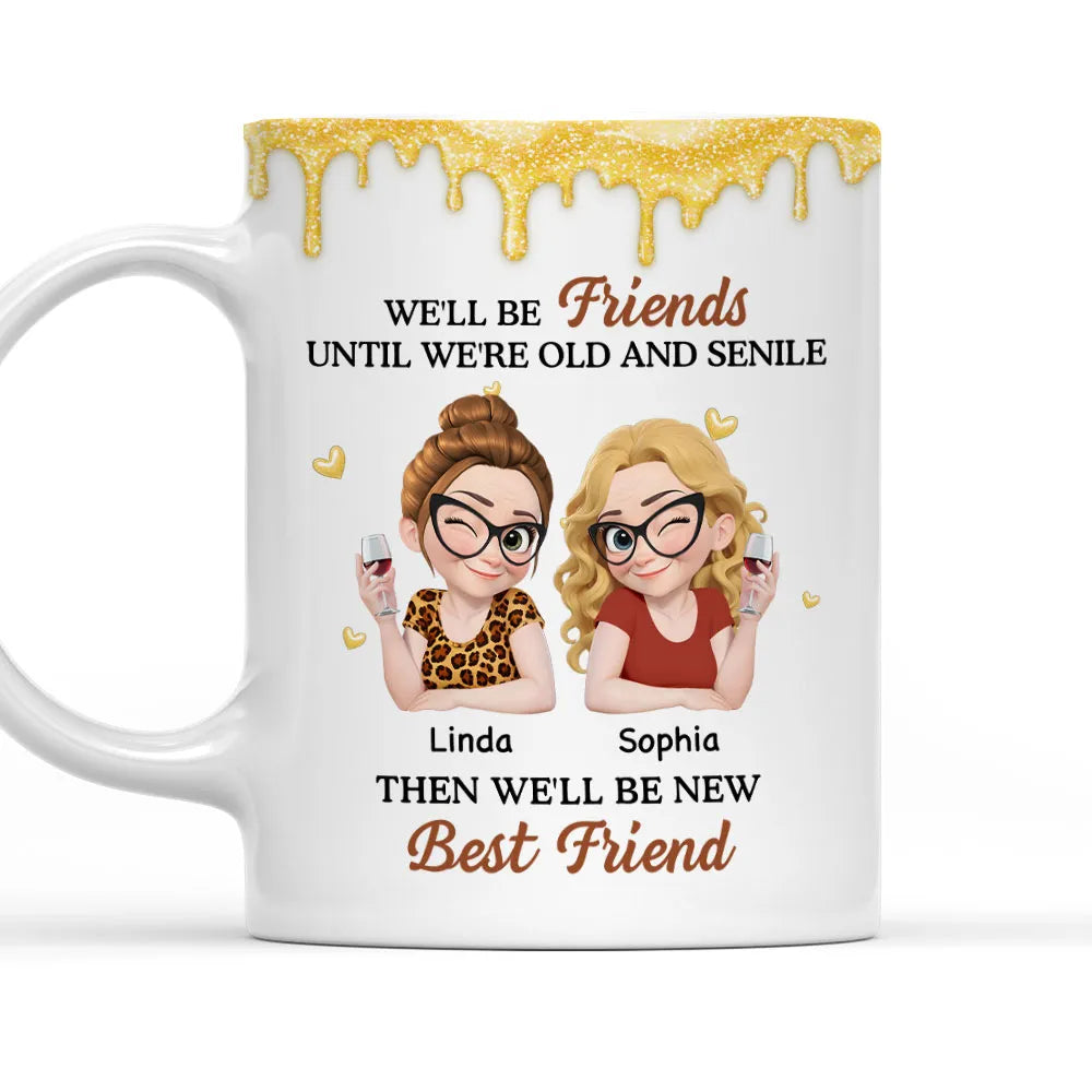 Personalized Best Friend Mug for Women - Funny Friendship Gift Cup MagicInPrints