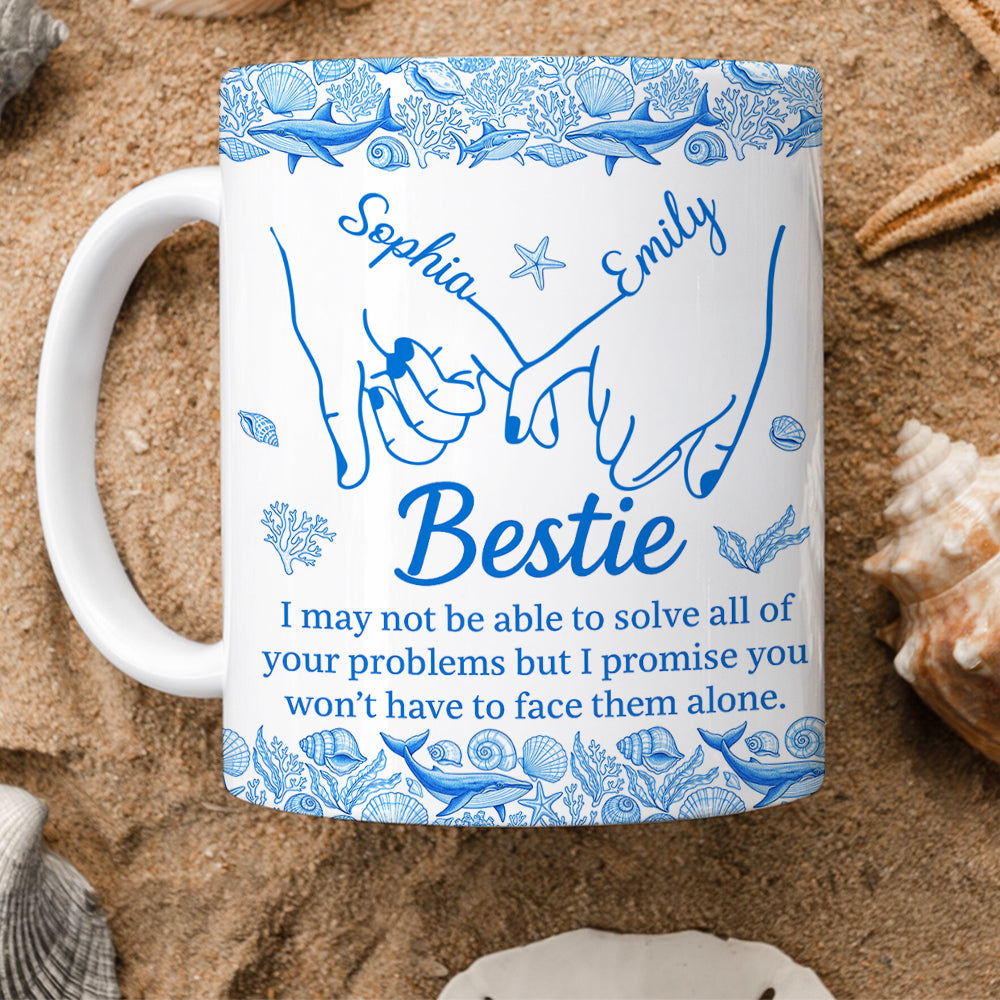 Soul Besties Coffee Mug - Personalized Gift for Best Friends Coffee Mug MagicInPrints