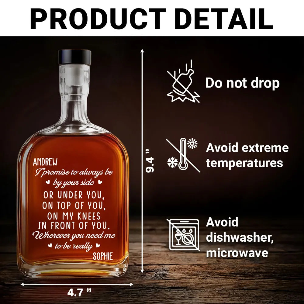 Personalized Whiskey Decanter for Couples - Romantic Gift for Christmas Kitchen Supplies MagicInPrints