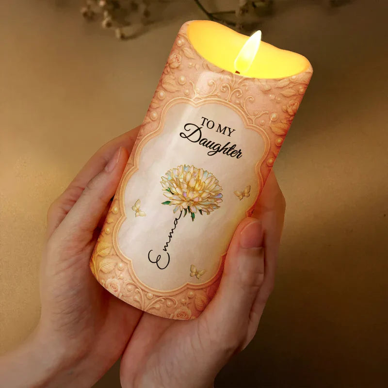 Personalized LED Candle for Granddaughter - Sentimental Gift from Grandma Lamp MagicInPrints