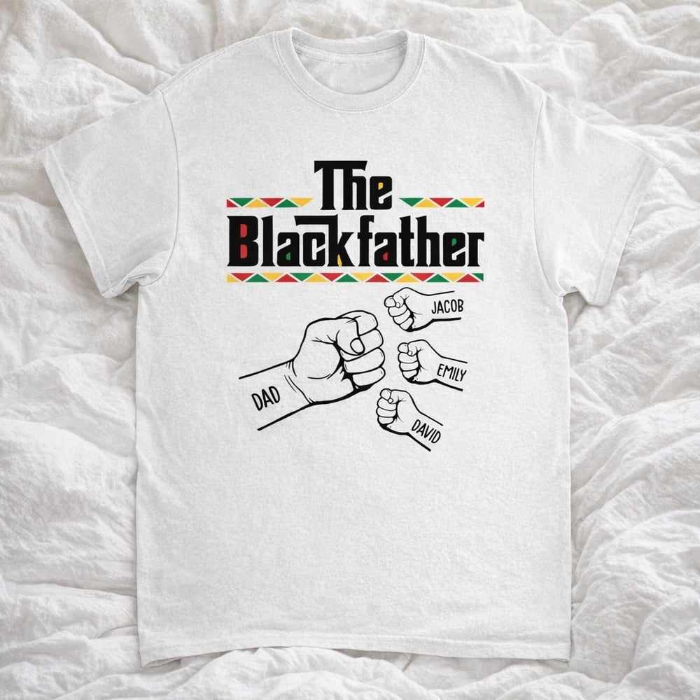 Personalized Family T-Shirt for Dad - The Blackfather Design Cloth MagicInPrints