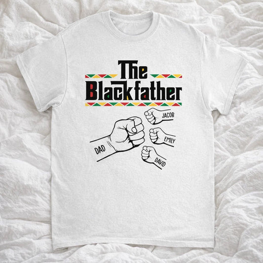 Personalized Family T-Shirt for Dad - The Blackfather Design Cloth MagicInPrints